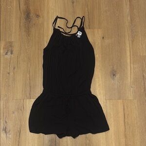 Black summer romper